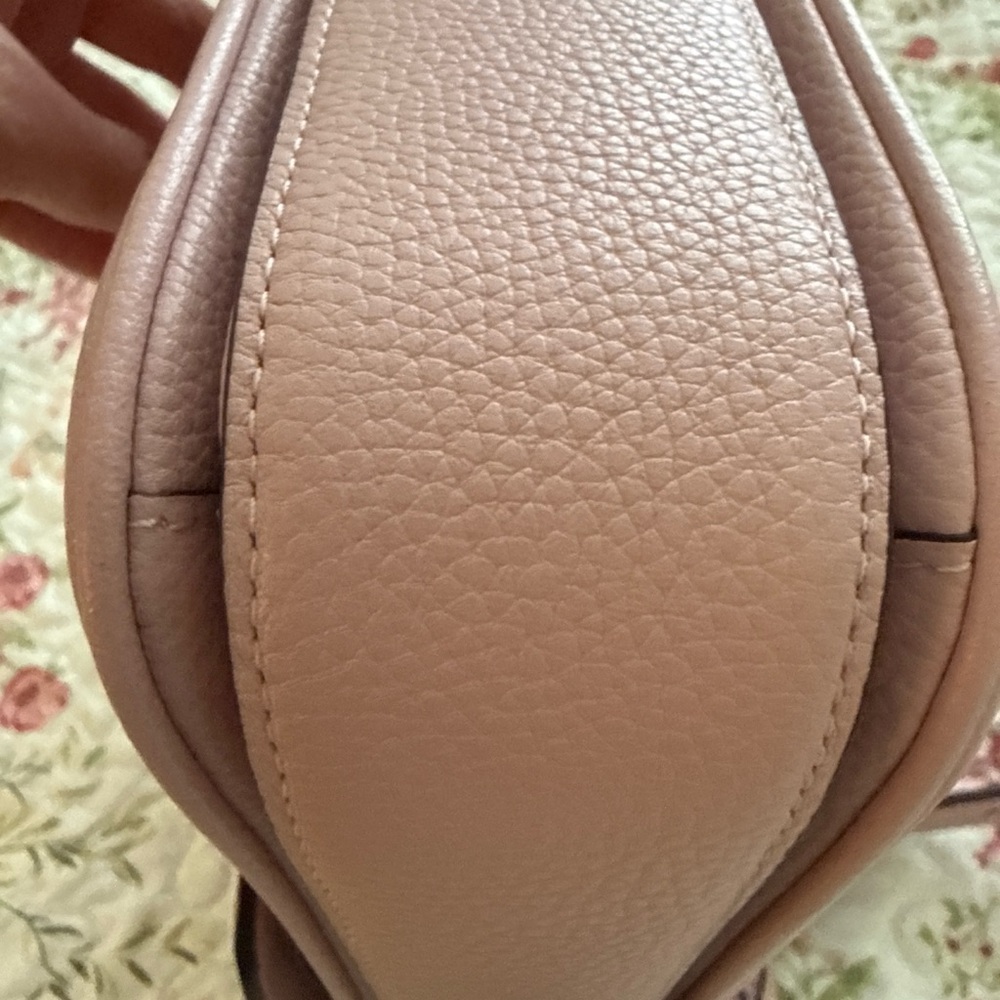Coach Pink Pebbled Leather Turnlock Crossbody - Picture 7 of 10